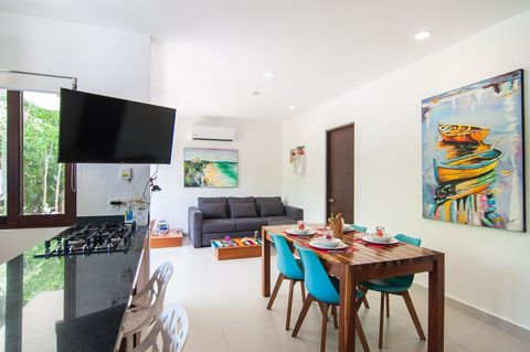 View as you walk in condo