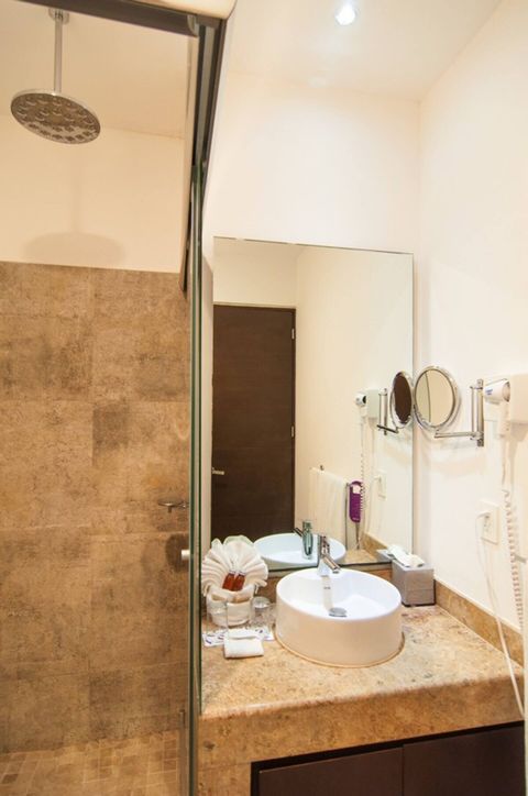 Bathroom. Similar for both bedrooms