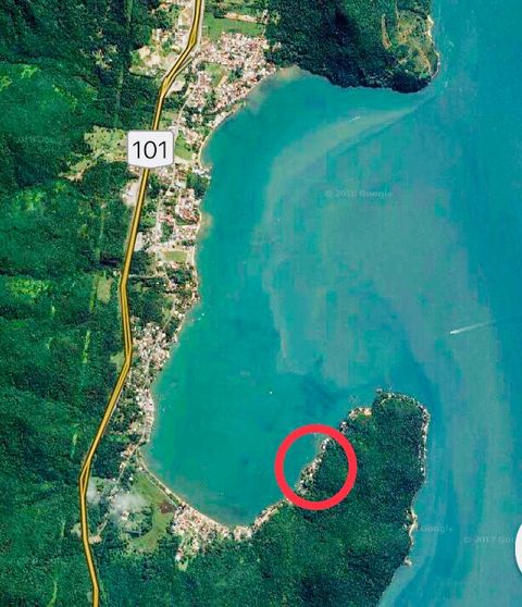 Localização da Residência na Enseada de Brito