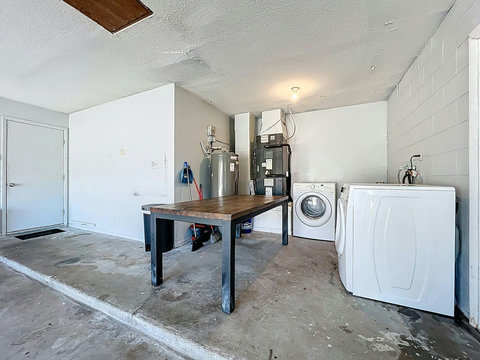 Laundry area washer and dryer