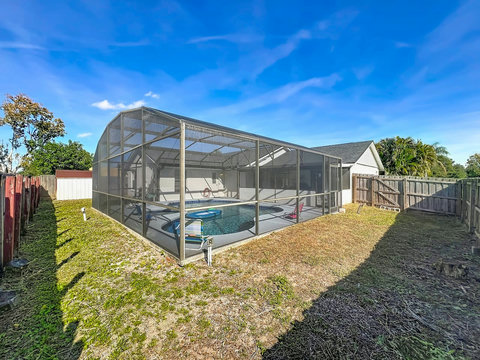 Backyard outside area