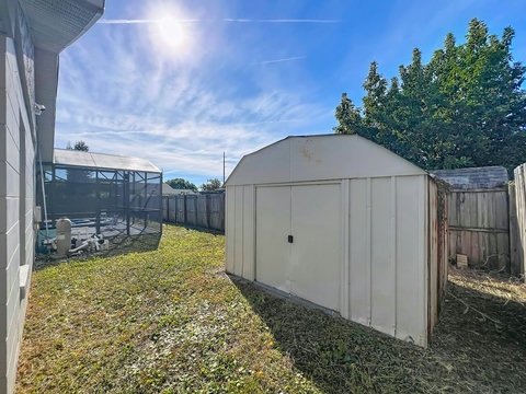 Backyard outside area
