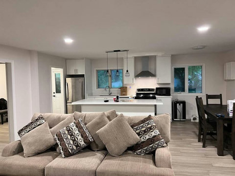 Open concept living space where everyone can gather together!