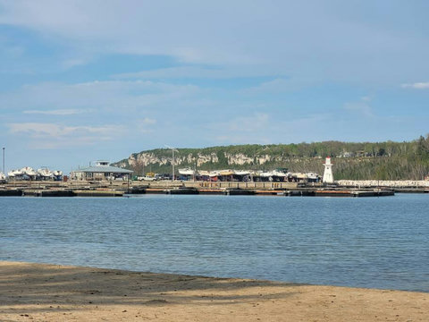 Lion's Head beach and light house