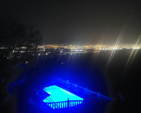 Night view from terrace