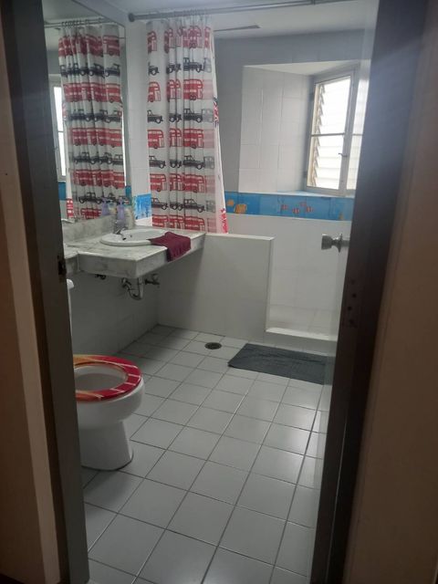 The Bathroom has been modified to a shower room.