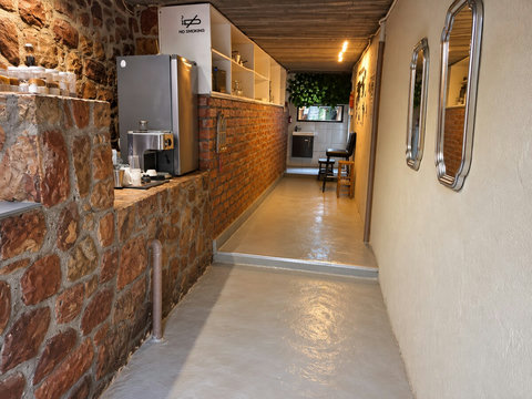 Kitchen and hallway 