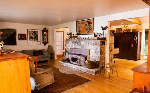 Living Room Fireplace Area
