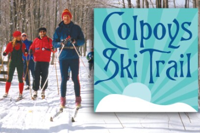Nordic Ski Trail Behind the Property