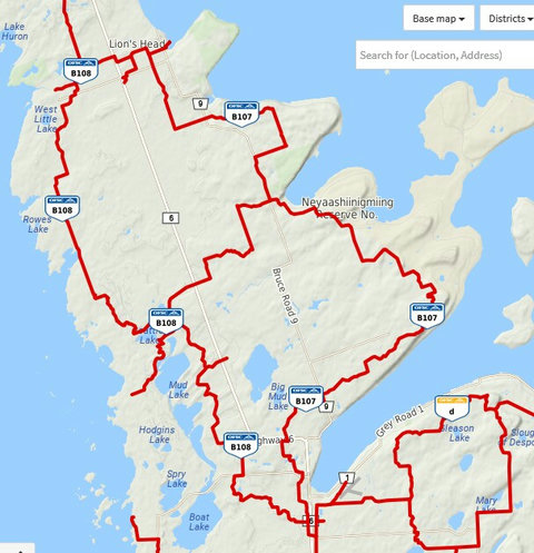 South Bruce OFSC Snowmobile Trail Map
