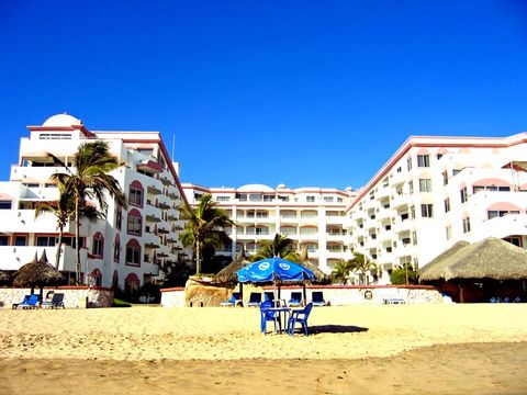 View of condo from the beach