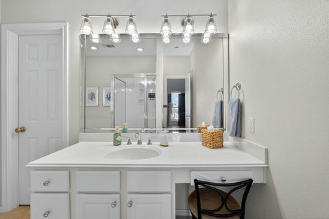 Master Bathroom - Includes vanity, shower, & jacuzzi tub