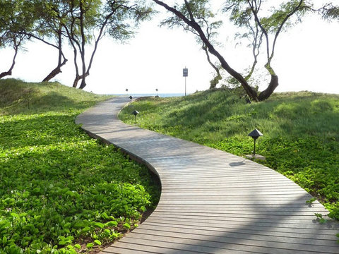 2 mile beachside boardwalk only minutes away from the condo is popular for walking and jogging.