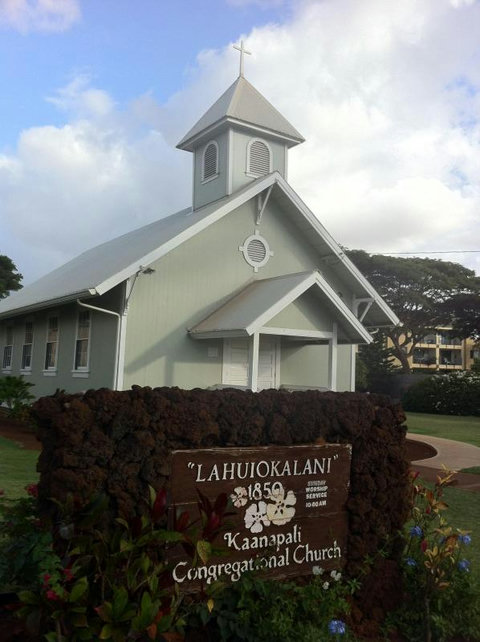 Honokowai's Historic Lahuiokalani church.  200 yards from the condo.