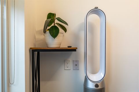 Dyson Air-cooling fan with HEPA filtration