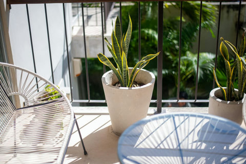 Experience the best of outdoor living on our private terrace, where cozy seating and stunning views make every moment feel special! ✨ #PrivateTerrace #TulumRelaxation #OutdoorLiving