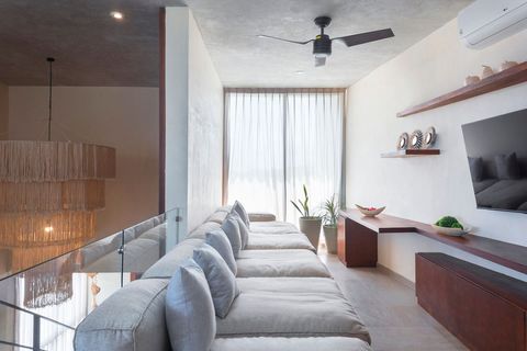 You'll find a few lounging areas inside the apartment. On the second floor of the apartment, you will find a TV area with super comfortable chairs to hang out and watch a movie