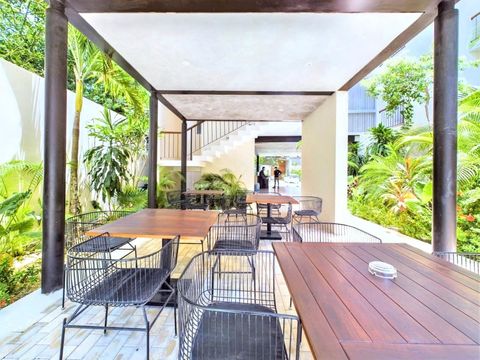 Enjoy al fresco dining in our charming outdoor area, where plenty of tables invite you to gather with friends and savor delicious meals while basking in Tulum's beautiful weather.