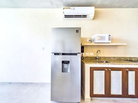 Enjoy ample storage and organization with a large American fridge, providing plenty of space to keep your groceries fresh during your stay.