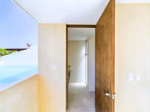 Celebrate the Tulum lifestyle with easy access to a half bathroom on the rooftop, allowing you to enjoy comfort and privacy while entertaining.