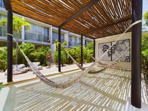 There are a few hammocks which guests can use to hang out as they wish