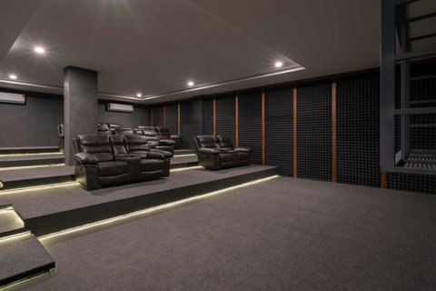 Experience luxury at our exclusive movie center! Reserve your spot for a private cinema experience, enjoy comfortable seating, and watch your favorite films in style and comfort.