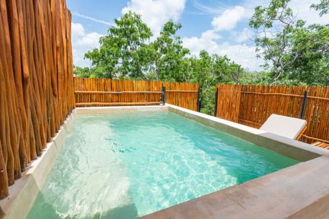 Revel in sunlit relaxation at our soothing private pool, a place where every moment is bathed in relaxation and warmth.