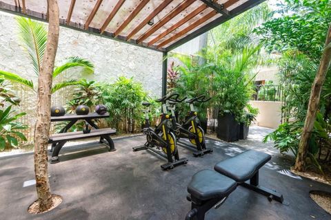 Our fully equipped gym caters to fitness enthusiasts, providing a space for various workout routines.