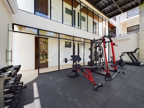 Explore our fully equipped gym, designed to cater to all workout preferences.