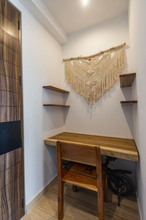 Experience our inviting and aesthetically pleasing workspace, a cozy environment tailored for productivity and inspiration.