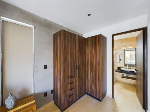 Beautiful wooden wardrobe complementing the elegance of simple decor, adding charm and functionality to your space