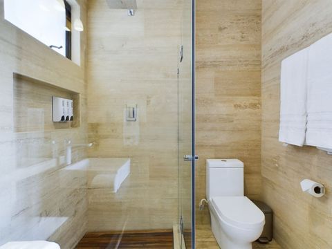 Luxuriate in the bathroom with a separate toilet, ensuring your comfort and convenience.