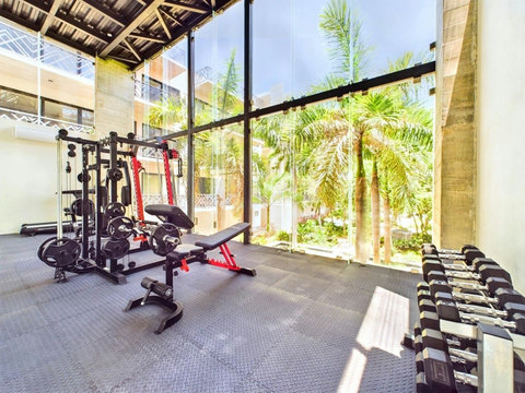 The fitness center is brand new and fully equipped with all the material and equipment you may need. Should you want to stay fit during your stay rest assured you will have everything you need