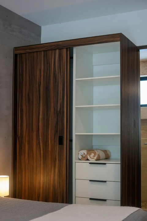 Stay organized with ample storage space in this spacious bedroom, allowing you to fully enjoy your Tulum experience.