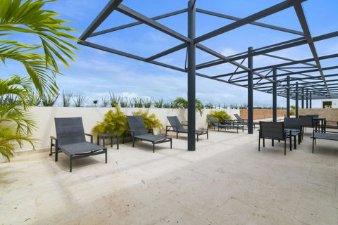 Enjoy ample sun and gathering spaces on our terraces, where every detail is crafted for your perfect day in breathtaking Tulum.