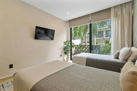 With the option of two individual beds and extra amenities, our second bedroom is tailored to meet your vacation needs.