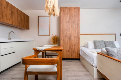 Our kitchen is a dream for food enthusiasts! Experience convenience and style with luxurious finishes and all the equipment you need for prepping delightful meals while on your Tulum vacation.