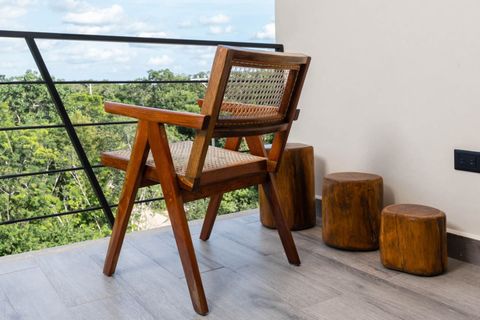 Step out onto your private balcony and immerse yourself in breathtaking jungle views! Experience the beauty of nature while sipping your morning coffee or unwinding as the sun sets over Tulum. Book your escape now!