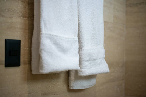 Fresh, fluffy towels for your comfort—just one of the many thoughtful touches we’ve prepared for your stay.