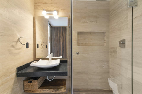Enjoy a stylish bathroom designed with comfort in mind, complete with fresh towels, quality finishes, and a calming atmosphere.