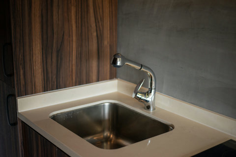 Clean lines and a sleek design define this modern, minimalist sink—perfectly blending functionality with contemporary style.