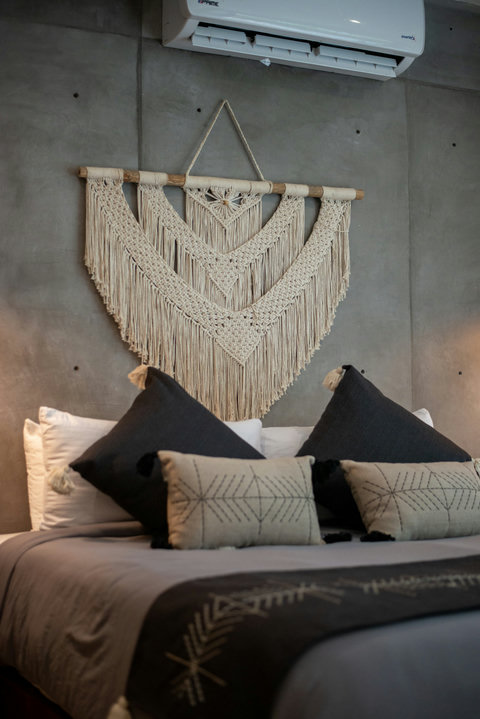 Sink into the comfort of a plush king-size bed, perfect for deep, restful sleep.