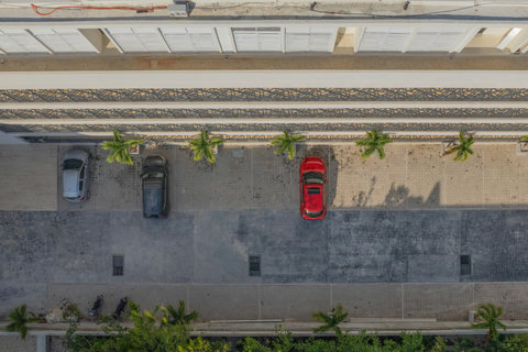We offer a spacious parking area inside the property—perfect for guests traveling with their own vehicles and looking for convenience and peace of mind.