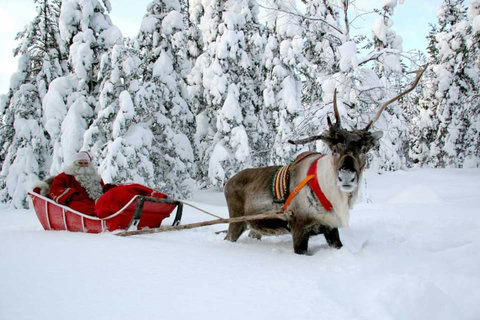 Santa on his way