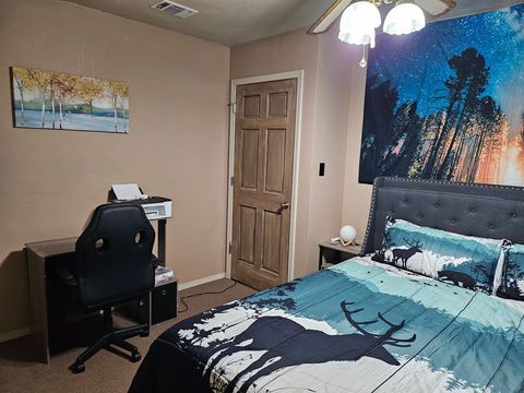 King Bedroom Computer Desk and Printer