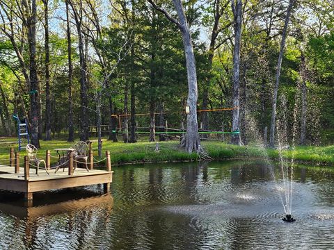 Private Stocked Pond with Deck