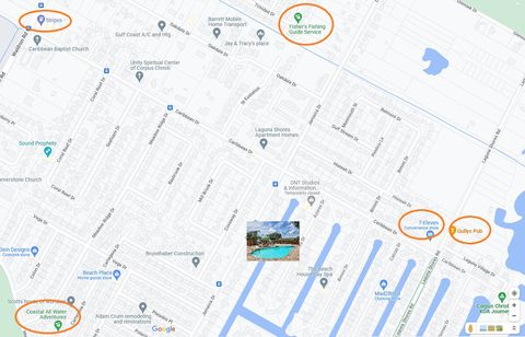 Convenience stores, bar, gas station etc. within 1-2 minutes of driving.