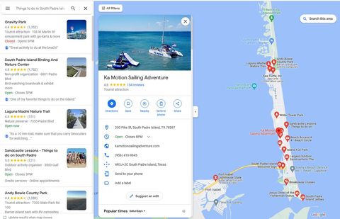 Places to go in South Padre Island