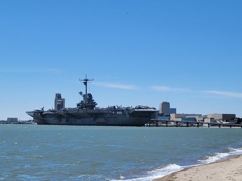 USS Lexington and Texas State Aquarium
