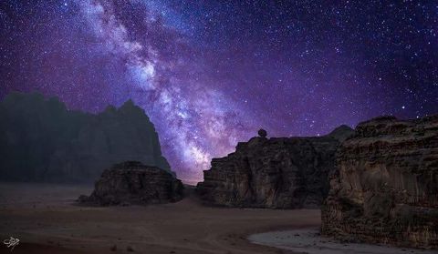 Seeing the night sky of Wadi Rum is unforgettable experience.